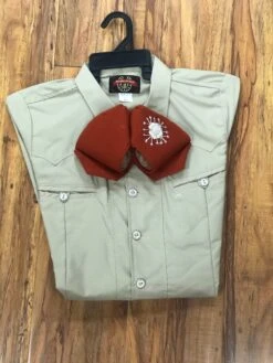 CAMISA CHARRA COLOR CAFE *FREE SHIPPING*