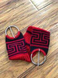 CINCHO DE CHARRO COLOR ROJO Y NEGRO.CHARRO CINCH RED AND BLACK COLOR. -HerraduraDeOro image 08d8ae5b a172 4af9 a8e6 927fd8893a67