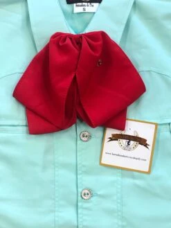 MOŇO DE CHARRO DE SEDA DE COLOR ROJO. GORGEOUS RED SILK CHARRO TIE -HerraduraDeOro image 0c95847a 5d8d 4a76 9bda 12079d9e09c3