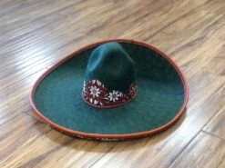 SOMBREROS DE CHARRO. Green Sombrero Charro Hat -HerraduraDeOro image 21d8c904 0a89 4911 9ea0 e9fbb950b123