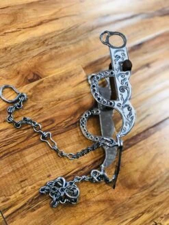FRENO CHARRO DE ACERO CON COBRE. SWEET IRON CORRECTION MOUTH HORSE BIT