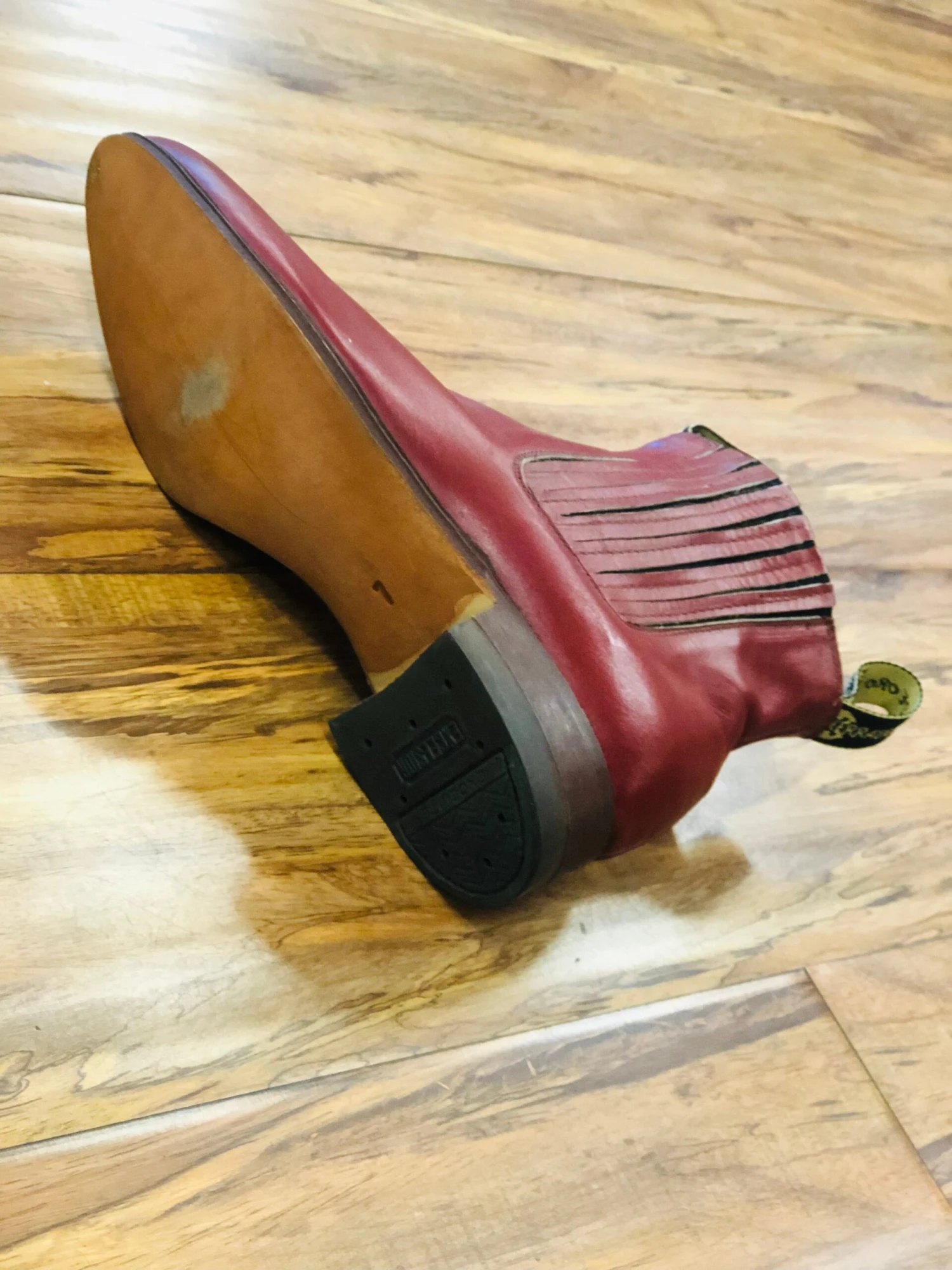 Botines Charros Para Hombre Color Ladrillo 7 Botines Charros Para Hombre Color Ladrillo - Image 7