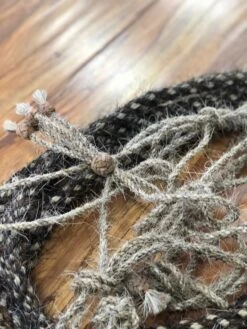 HAND BRAIDED HORSE HAIR BOSAL WITH HORSE HAIR HEADSTALL AND BRAIDED HORSE HAIR MACATE. BOSAL DE PELO DE CABALLO PARA ARRENDAR. -HerraduraDeOro image 2a94b5d6 e153 49f3 a21e 067f57cea531