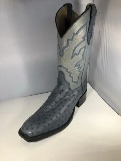 BOTA JUSTIN COLOR AZUL DE AVESTRUZ.MEDIUM SQUARE TOE JUSTIN BLUE JEAN OSTRICH BOOTS 9 BOTA JUSTIN COLOR AZUL DE AVESTRUZ.MEDIUM SQUARE TOE JUSTIN BLUE JEAN OSTRICH BOOTS -HerraduraDeOro image 471bcd86 a130 404d 9bcb fa8594c043da