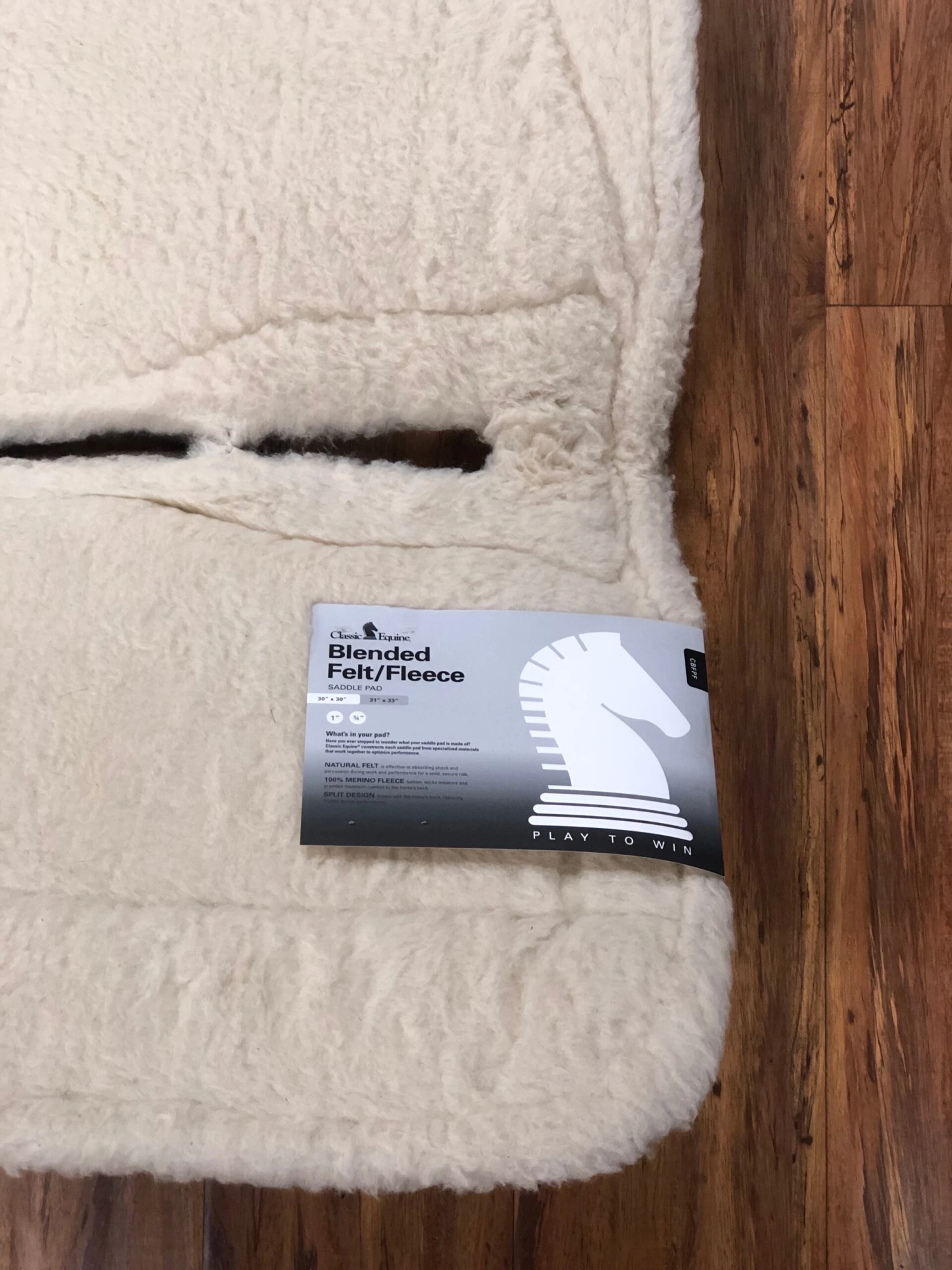 Classic Equine Blended Horse Saddle Pad Felt Fleece. 8 Classic Equine Blended Horse Saddle Pad Felt Fleece. - Image 8