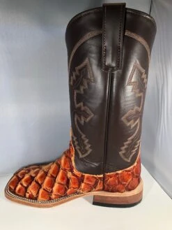 MEN'S ANDERSON BEAN CHOCOLATE GLOVE BIG BASS BOOTS -HerraduraDeOro image 4eedc741 8ded 4196 bbf5 be6dc437bf87