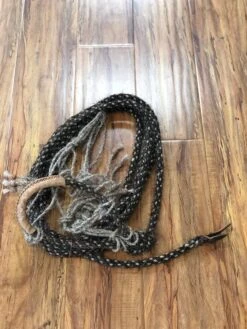 HAND BRAIDED HORSE HAIR BOSAL WITH HORSE HAIR HEADSTALL AND BRAIDED HORSE HAIR MACATE. BOSAL DE PELO DE CABALLO PARA ARRENDAR. -HerraduraDeOro image 6171381c 660c 48b9 93f4 cded6c385554