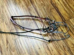 FRENO DE LA PATA DE 7 CON BOCADO DULCE CON RODILLOS. CHARRO HORSE BIT. -HerraduraDeOro image 641f8e3a 7c71 4a62 b8fe f718341ec7ea
