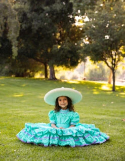 VESTIDO DE ESCARAMUZA DE NINA. ESCARAMUZA DRESS 3-4 YEAR OLD -HerraduraDeOro image 66c7c2f8 214f 4703 8161 f39e83f34dfa