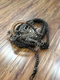 HAND BRAIDED HORSE HAIR BOSAL WITH HORSE HAIR HEADSTALL AND BRAIDED HORSE HAIR MACATE. BOSAL DE PELO DE CABALLO PARA ARRENDAR. -HerraduraDeOro image 68264358 ee00 4db8 ac9e 2b00cd0e2f23