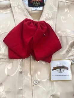 MOŇO DE CHARRO DE SEDA DE COLOR ROJO. GORGEOUS RED SILK CHARRO TIE -HerraduraDeOro image 77a0164d 0e46 4447 b927 2b5526a69e8d