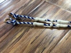 RIENDAS CHARRAS BLANCAS CON BLANCAS. WHITE AND WHITE CHARRO HORSE REINS -HerraduraDeOro image 7f1d4597 ee9c 43ba 973e abb6f74e46a7