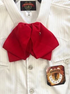 MOŇO DE CHARRO DE SEDA DE COLOR ROJO. GORGEOUS RED SILK CHARRO TIE -HerraduraDeOro image 7f72fc3b f5d5 469c b385 360649921e21