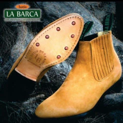 New Botine De La Barca De Gamuza Color Camel. La Barca Men's Suede Botin Charro Color Camel -HerraduraDeOro image 88608f8e 68bb 4aad 85dd 76f020a7c8a7