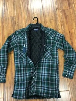 Wrangler Men's Color Plaid Quilted Lined Snap Western Flannel Shirt -HerraduraDeOro image 8a3e48ad 5b3a 4d6d 9cca 302b62a204f7