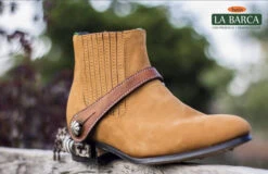 New Botine De La Barca De Gamuza Color Camel. La Barca Men's Suede Botin Charro Color Camel -HerraduraDeOro image 8a4aec0d d1d3 4f9e a445 d5943b20191d