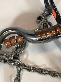 FRENO DE CHARRO AZUL DE CABALLO CON SERPIENTE DE PATAS -HerraduraDeOro image 9d48e713 40bb 449f b0d1 45a6e91e44d6