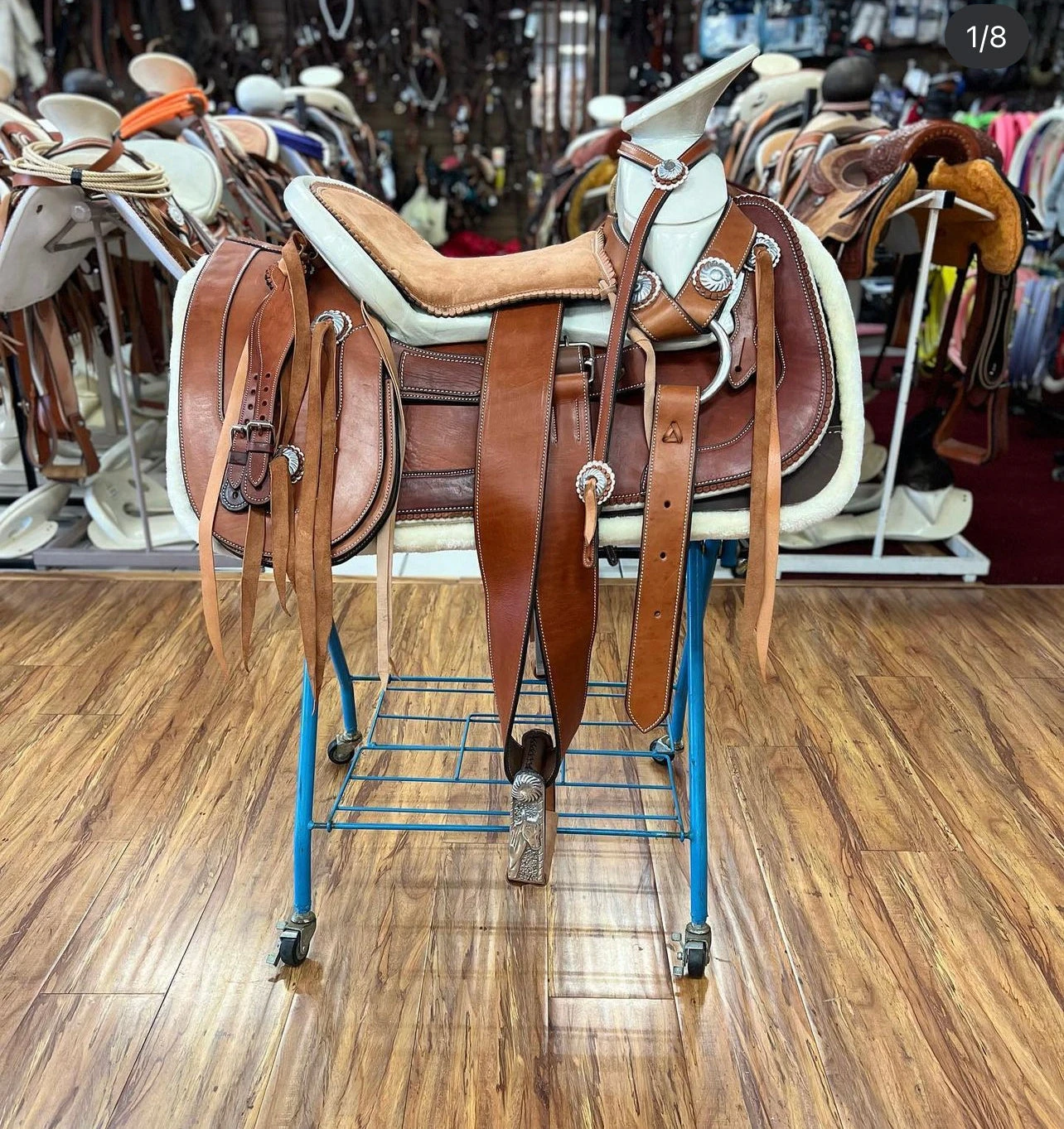 TOUGH1 CONTOUR PADDED BARS SADDLE PAD WITH FLEECE * FREE GIFT * *FREE SHIPPING* 3 TOUGH1 CONTOUR PADDED BARS SADDLE PAD WITH FLEECE * FREE GIFT * *FREE SHIPPING* - Image 3