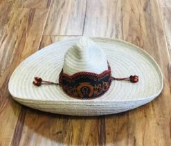 SOMBRERO DE CHARRO SOYATE CON GRECA. CHARRO HAT PLAM IN A EMBOSSED 16 SOMBRERO DE CHARRO SOYATE CON GRECA. CHARRO HAT PLAM IN A EMBOSSED -HerraduraDeOro image ae490f64 892a 41a1 90a1 a077021d10c8