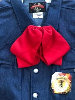 MOŇO DE CHARRO DE SEDA DE COLOR ROJO. GORGEOUS RED SILK CHARRO TIE -HerraduraDeOro image bc136655 aeea 4be7 ad98 8d1b24d96106