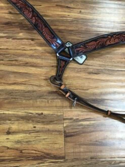 PECHOS PARA MONTURA. CHOCOLATE FLORAL BREASTCOLLAR -HerraduraDeOro image c1a4a30a 004c 4713 be00 36b7c3969c47