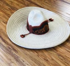 SOMBRERO DE CHARRO SOYATE CON GRECA. CHARRO HAT PLAM IN A EMBOSSED 21 SOMBRERO DE CHARRO SOYATE CON GRECA. CHARRO HAT PLAM IN A EMBOSSED -HerraduraDeOro image c514268b 9027 4426 aed5 d2e1376842f7