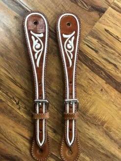 CORRENONES DE PITA CHARROS. PITA CHARRO SPUR STRAPS