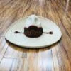 SOMBRERO DE CHARRO SOYATE CON GRECA. CHARRO HAT PLAM IN A EMBOSSED